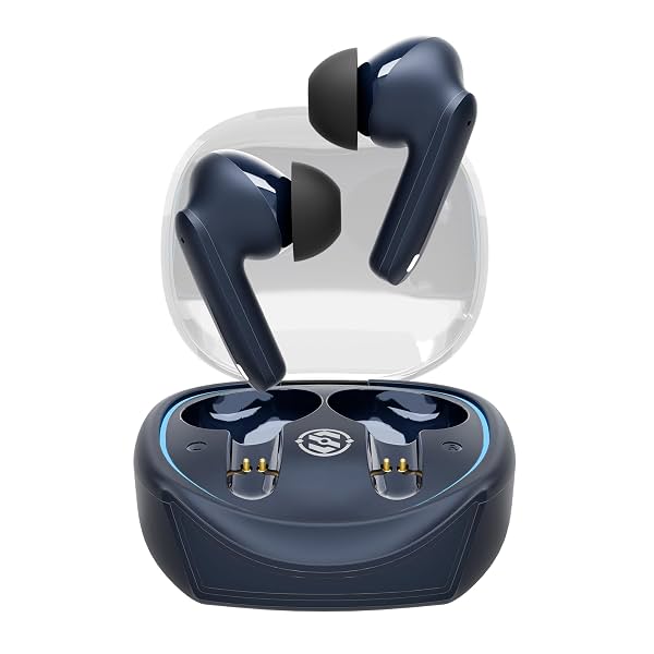 Salpido TWS Bluetooth 5.3 Wireless Earbuds (Blue)