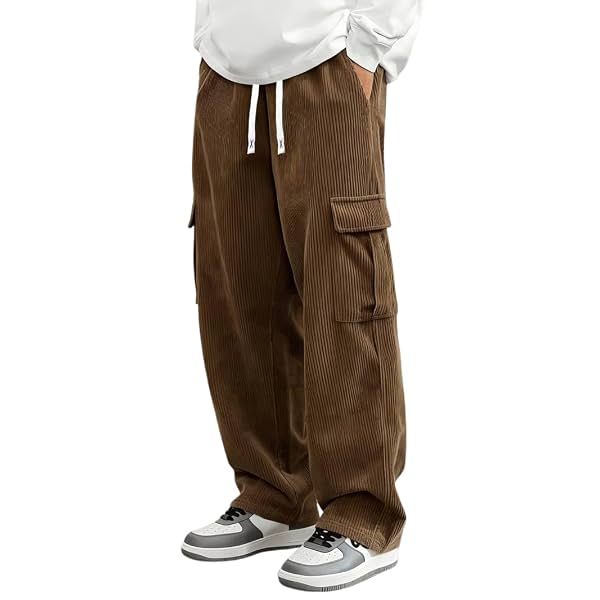Samfor Men's Casual Loose Fit Cargo Joggers