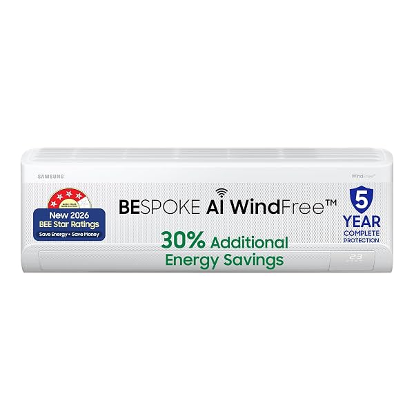 Samsung 1.5 Ton 4 Star Bespoke AI WindFree Inverter AC