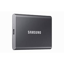 Samsung T7 2TB, Portable SSD, up to 1050MB/s, USB 3.2 Gen2, for Photography