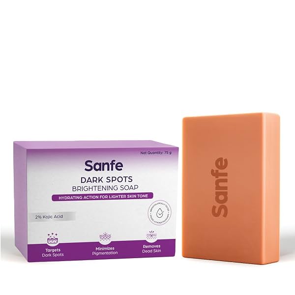 Sanfe Soaps Kojic Acid Soap for Bath | 75g | Pack of 1