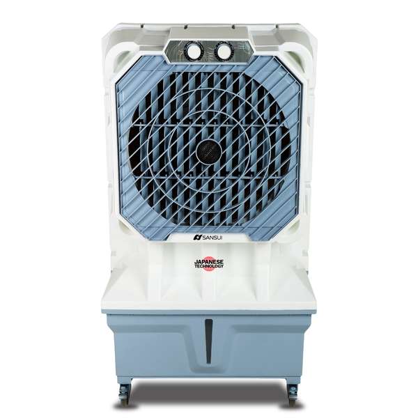 Sansui 100 L Desert Air Cooler (White, Blue, GLACIAL_100)