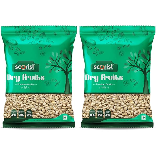 Scorist Premium Raw Sunflower Seeds 500g Pack Of 2