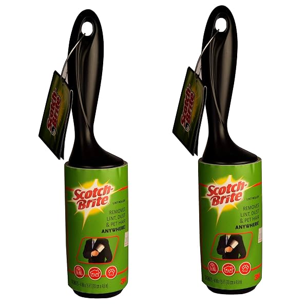 Scotch-Brite Polypropylene Lint Roller Pack of 2