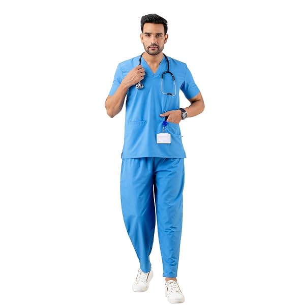 Scrub Suit - Classic V-Neck Healthcare Uniform Set