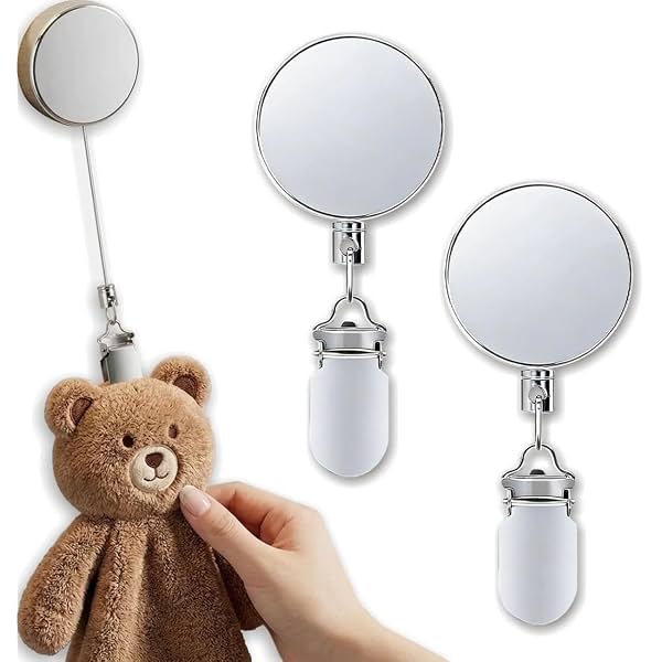 Self Adhesive Retractable Towel Clip Holder Stainless Steel No Drill Wall Mounted Cloth Hanger