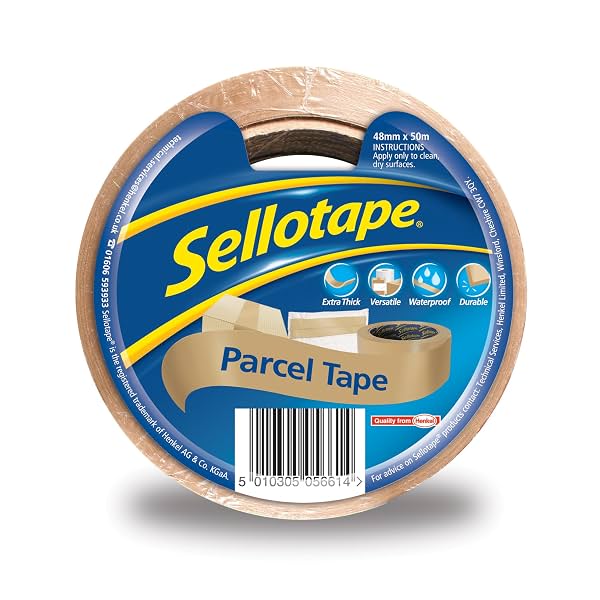 Sellotape Parcel Tape Brown Tape for Packing
