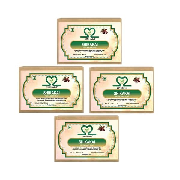 Shikakai soap (4 x 125 g)