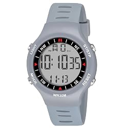 Shocknshop Digital Sports Stylish Multifunctional Electronic LED White Dial