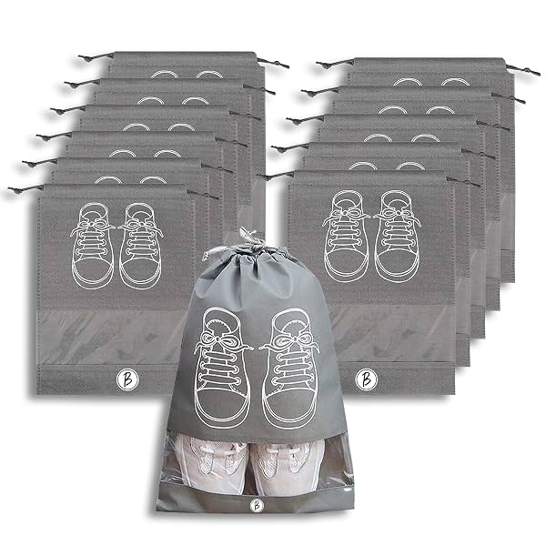 Shoe Bag for Travel & Storage|Water-Resistant Shoe Organizer for Men