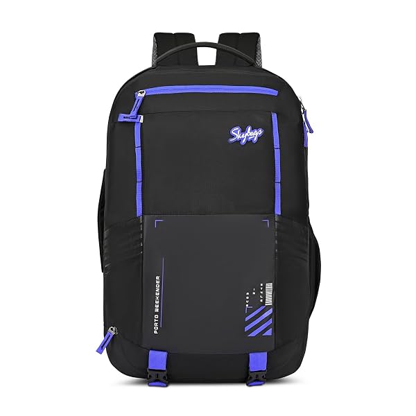 Skybags Porto Spacious 40L Weekender Backpack, 2 Compartments,