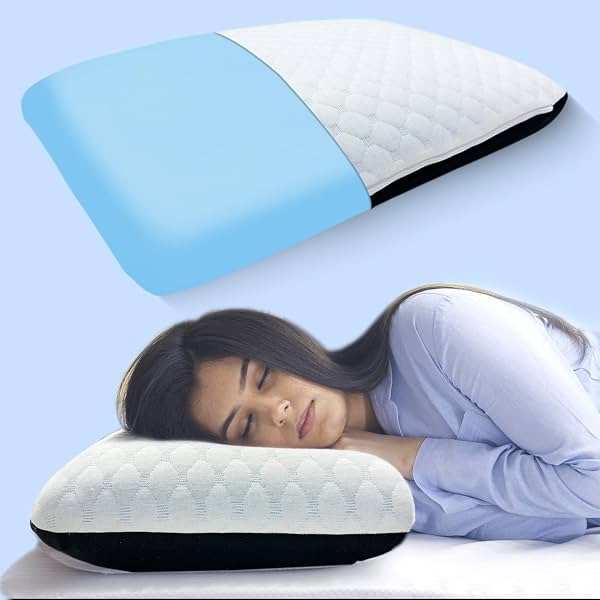 Sleepsia Orthopedic Cooling Gel Memory Foam Pillow