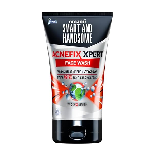 Smart And Handsome Acnefix Xpert Face Wash 100g | Anti-Acne, Non-Irritant Formula, No Added Colors/Fragrance, Works From