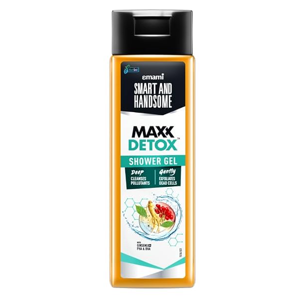 Smart And Handsome Maxx Detox™ Shower Gel | Deep Cleanses Pollutants | Gently Exfoliates Dead Cells