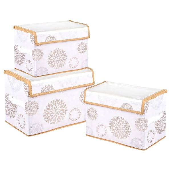 Solimo Drawer Storage Box Set of 3