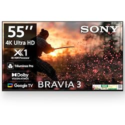 Sony BRAVIA 3 Series 139 cm (55 inches) 4K Ultra HD AI Smart LED Google TV