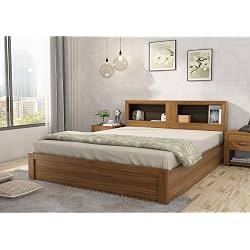 Spacewood King Size Engineered Wood Blaze Bed (78 X 72)