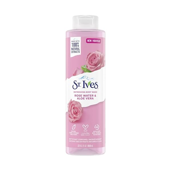 St. Ives Unilever Refreshing Cleanser Rose Water & Aloe Vera Body Wash|Shower