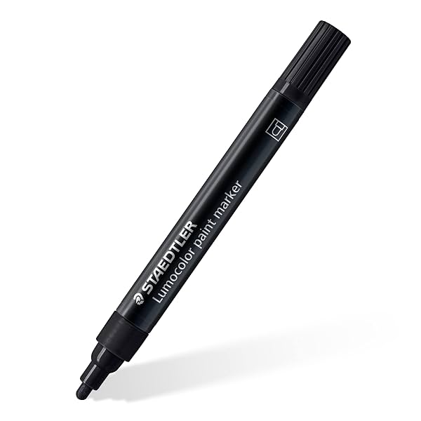 Staedtler Lumocolor Acrylic marker black with bullet tip-349-9 - 1 pc