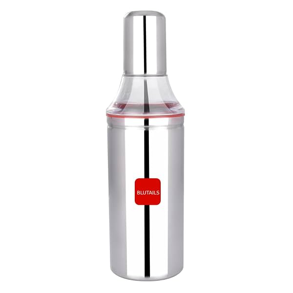 Stainless Steel Spill-Proof Easy Flow Oil Dispenser Bottle (1L)