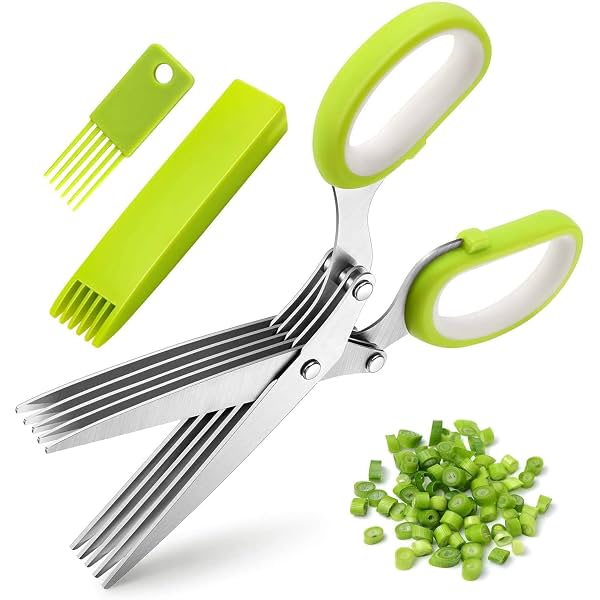 Stainless Steel Three Piece Kitchen Herb Scissors