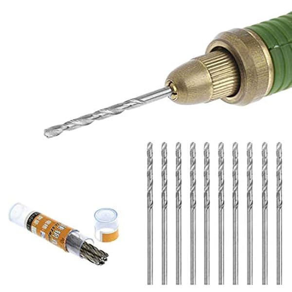 Steel HSS Micro Twist Drill Bit 0.3mm-1.6mm (20Pcs)