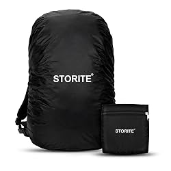 Storite Big Size Rain Cover for 55L to 75L Rucksack Backpack, Black