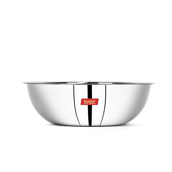 Sumeet Cook Smart Triply Stainless Steel Tasra, 18cm, 1.1L