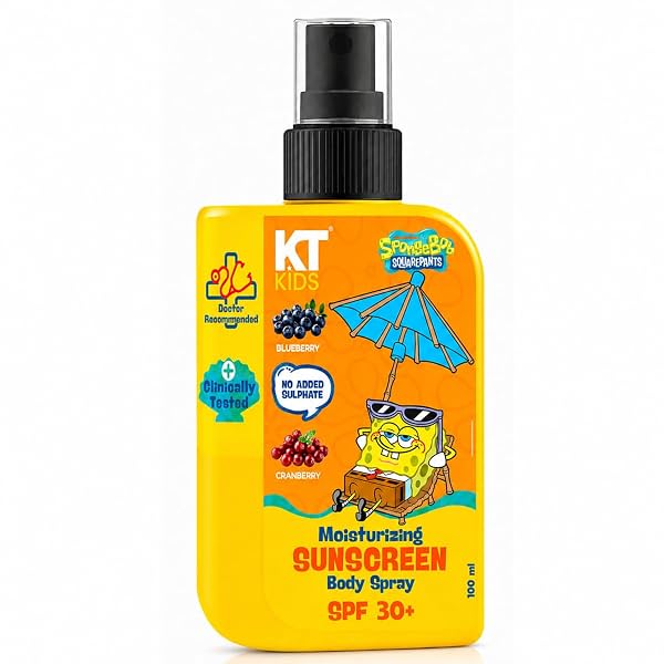 Sunscreen SPF30+ Face & Body Spray for Kids 3-12 Years