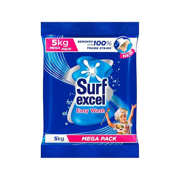 Surf Excel Easy Wash Detergent Powder 5 kg (Pack of 2)