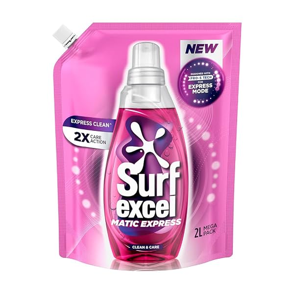 Surf Excel Matic Express Liquid Detergent 2ltr pouch