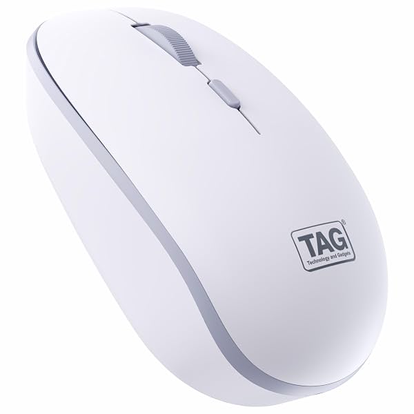TAG WM500 White/Grey Wireless Mouse