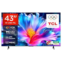 TCL 43 inches 4K Ultra HD Smart LED Google TV 43P6L