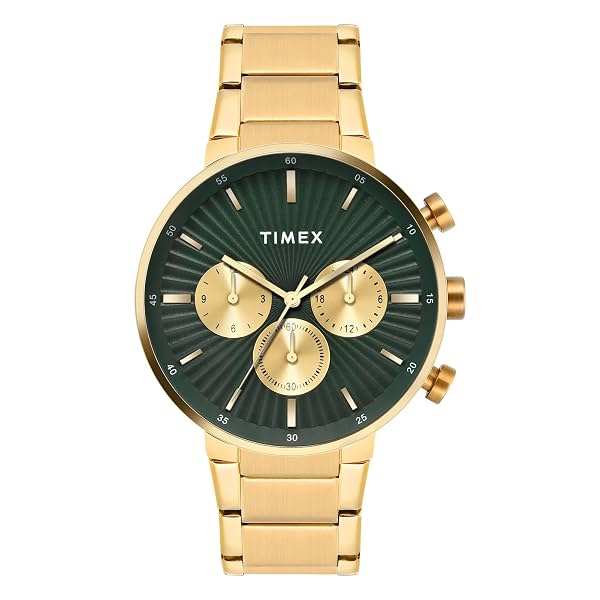 TIMEX Green Round Dial Analog Men's Watch