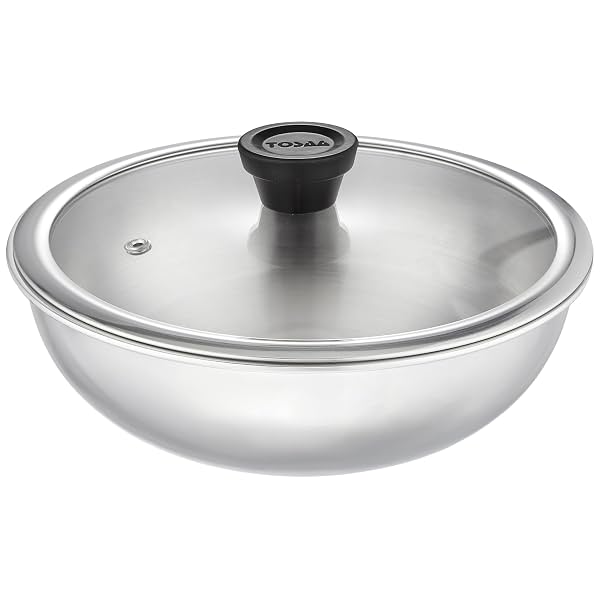 TOSAA Triply Tasla with Glass Lid 20 cm (1500 ml)