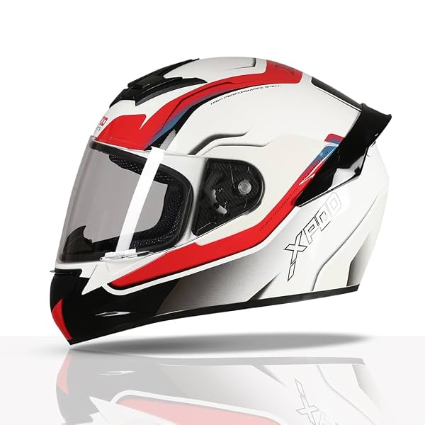 TVS XPOD Aerodynamic Helmet for Men-ISI DOT Certified, Ultrawide Visor