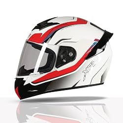 TVS XPOD Aerodynamic Helmet for Men-ISI DOT Certified, Ultrawide Visor