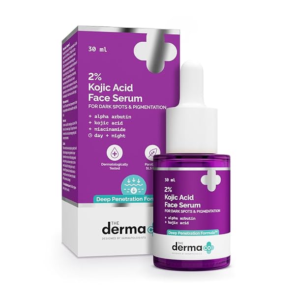 The Derma Co. 2% Kojic Acid Face Serum with Alpha Arbutin, Powered by Deep Penetration Formula™ | Fights Pigmentation |
