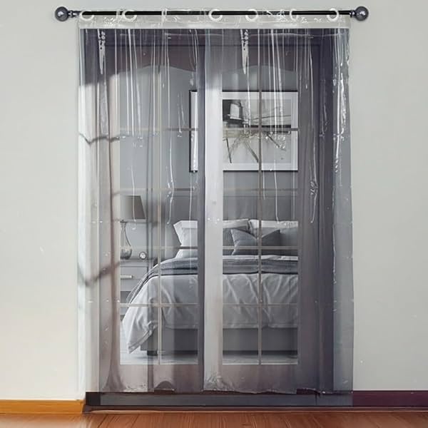 The Furnishing Tree Transparent AC Curtain 6 Ft