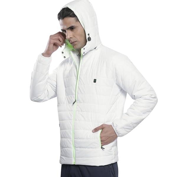 The Indian Garage Co Men Slim Fit Solid Puffer Jackets