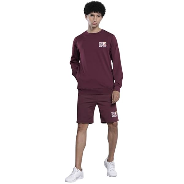 The Indian Garage Co Men Sweatshirt & Shorts Tracksuits