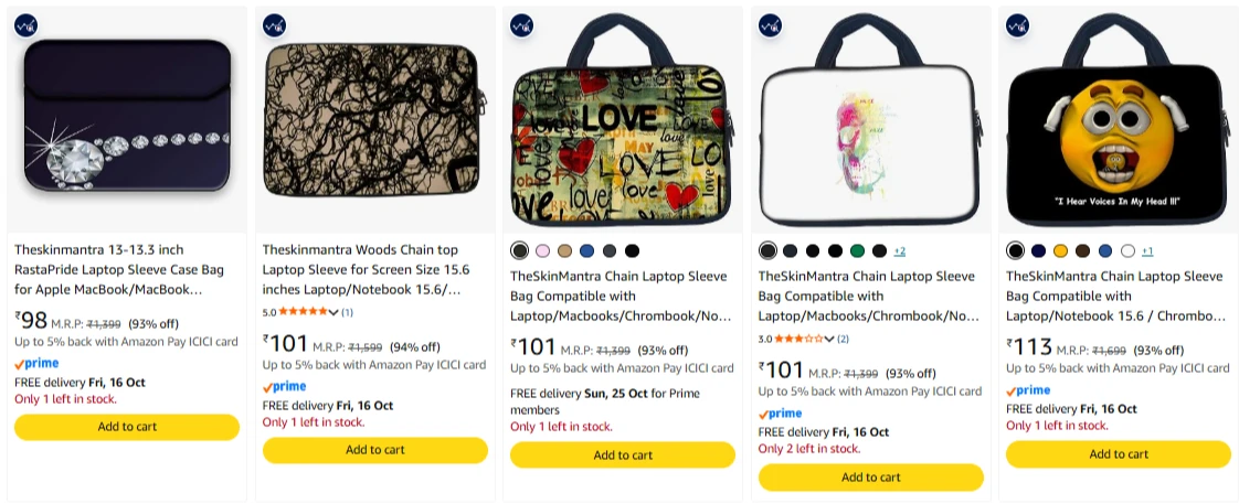 Theskinmantra Messenger Bag Starting @ ₹98