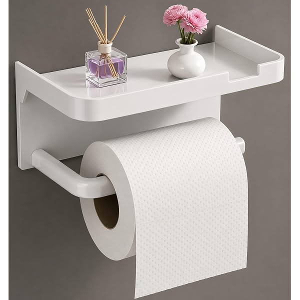 Toilet Paper Roll Holder with Mobile Stand