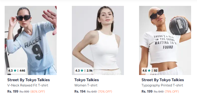 Tokyo Talkies at minimum 65% Discount