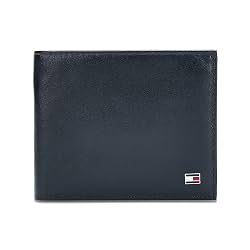 Tommy Hilfiger Men's Global Coin Wallet Elkhom - Navy | 1 Coin Pocket