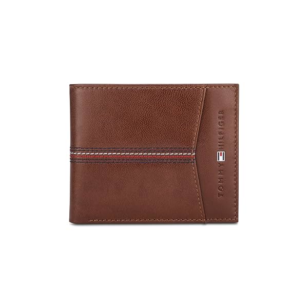 Tommy Hilfiger Men's Global Coin Wallet Enoch - Tan | 1 Coin Pocket
