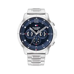 Tommy Hilfiger Quartz Multifunction Blue Dial Stainless Steel Strap Watch