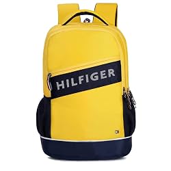 Tommy Hilfiger Zander Unisex 15 Inch Laptop Backpack Yellow + Navy