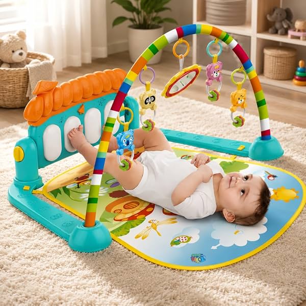 ToysBuddy Kick & Play Piano Baby Gym