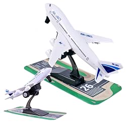 Toyshine Kids Play Vehicles Pull Back Airplane Toys for 3 4 5 6 Year Old Boys